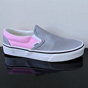 Vans Women's Classic Slip-On Sneaker in Fresh & Contemporary Prism Pink/Drizzle